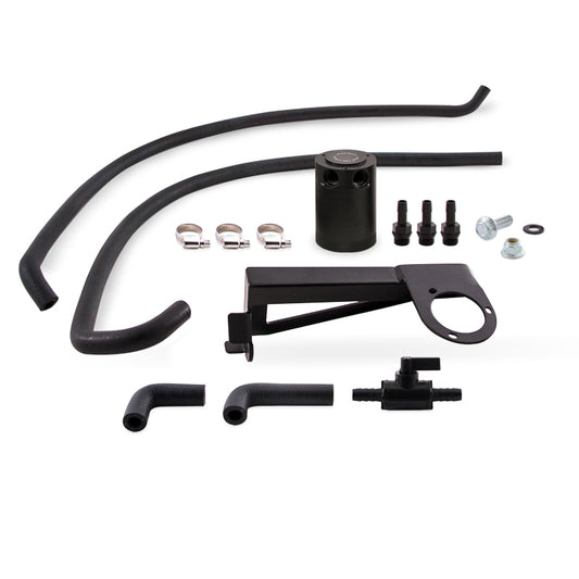 Mishimoto 2016+ Ford Focus RS Baffled Oil Catch Can Kit - Black - #MMBCC-RS-16PBE2