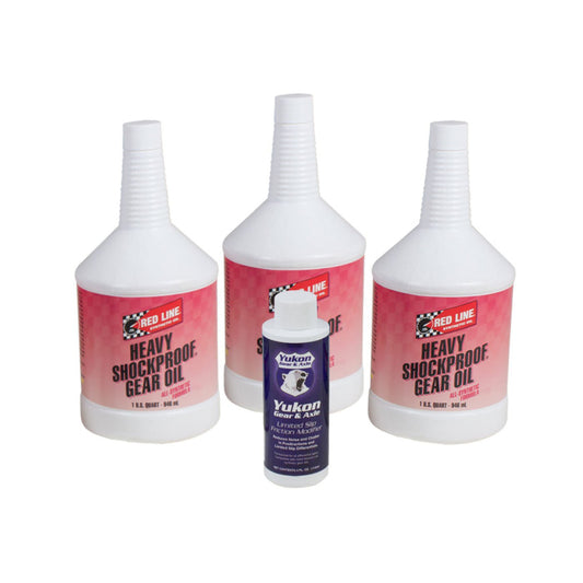 Yukon Gear & Axle OK 3-QRT-A Redline Synthetic Shock Proof Oil w/ Positraction Additive 3 Quarts