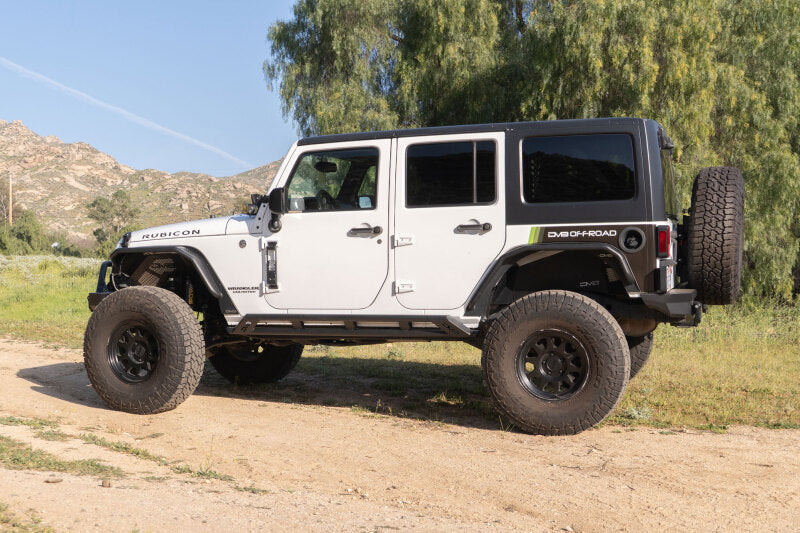 DV8 Offroad 2007-2018 Jeep Wrangler JK 4-Door Rock Sliders - #SRJK-07