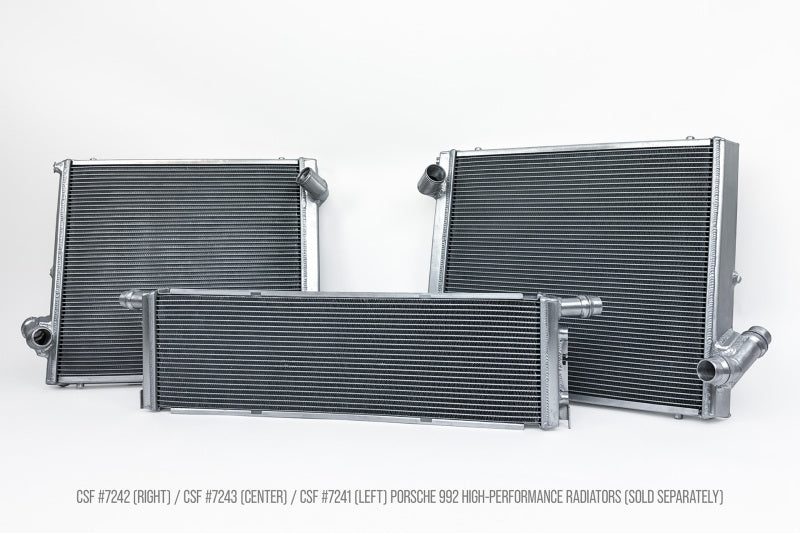 CSF 7241 HP Left Alum Radiator for 2019+ 992.1/992.2 Porsche 911