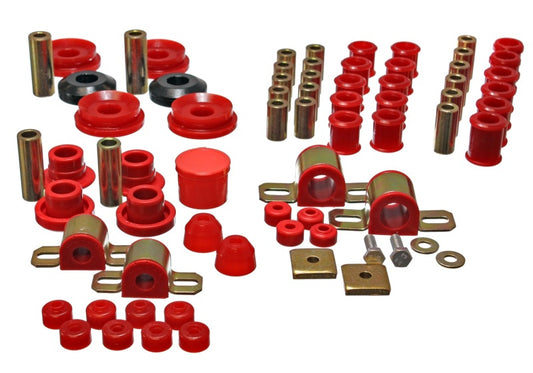 Energy Suspension for 1995-1998 240SX Red Hyper-Flex Master Bushing Set 7.18107R