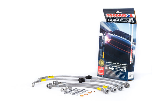 Goodridge 96-00 Honda Civic CX/DX/HX w/Small Front Rotors SS Brake Lines 20019