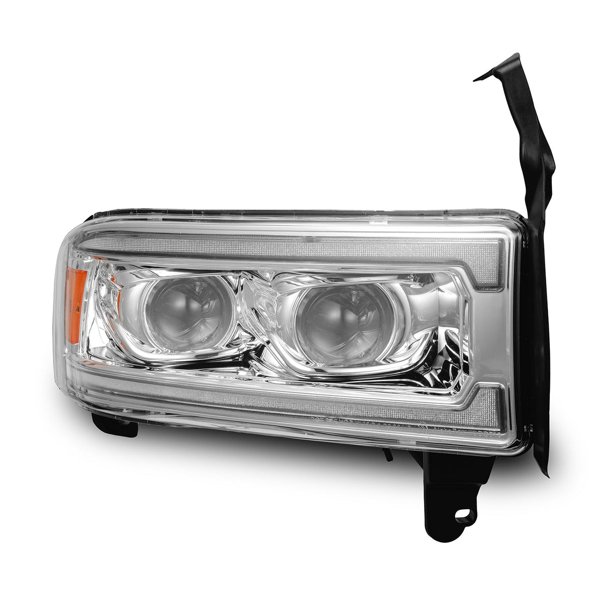 AlphaRex 880354 94-01 Dodge Ram 1500 LUXX LED Headlights Chrome with Activation Light Sequential Signal and Switchback DRL