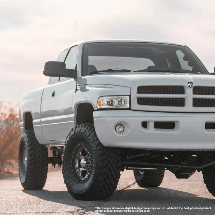 AlphaRex 880354 94-01 Dodge Ram 1500 LUXX LED Headlights Chrome with Activation Light Sequential Signal and Switchback DRL