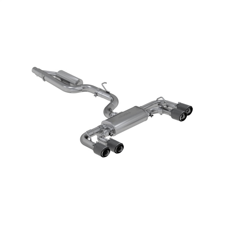MBRP VW Golf R 3 in Cat Back w/ 4 in OD Quad Carbon Fiber Tips - T304