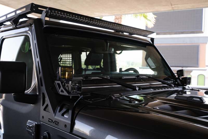 DV8 Offroad 2018+ Jeep Wrangler JLO A Pillar Dual Light Pod Mounts - #LBJL-11