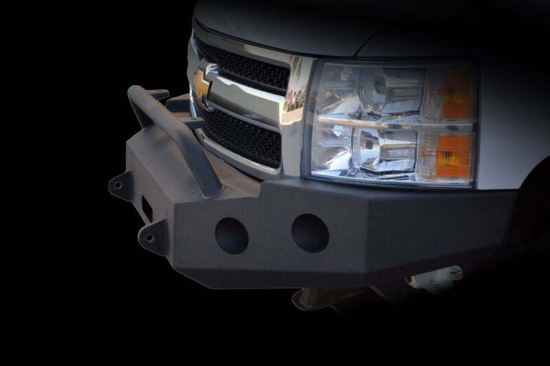 DV8 Offroad 07-13 Chevrolet Silverado 1500 Front Bumper - Black Powdercoat - #FBCS1-01
