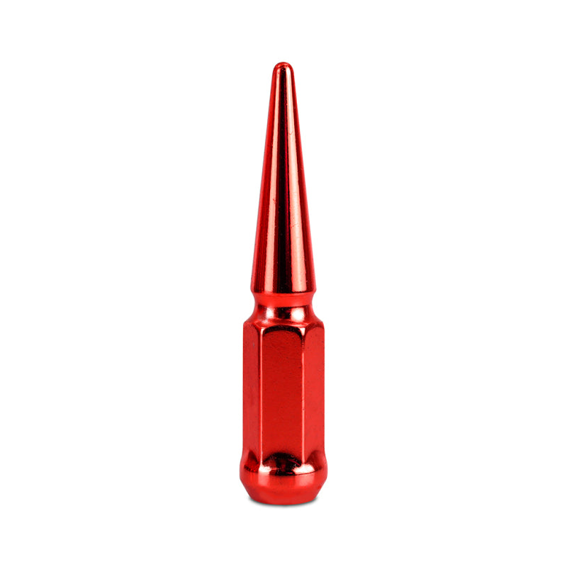 Mishimoto Mishimoto Steel Spiked Lug Nuts M14 x 1.5 32pc Set Red - #MMLG-SP1415-32RD