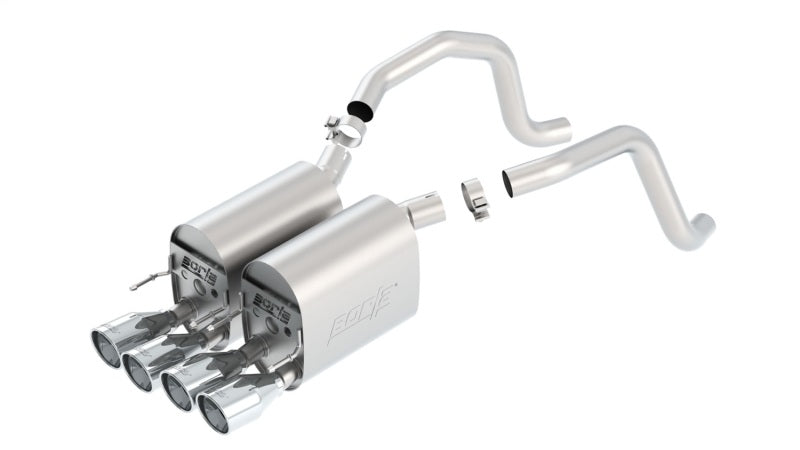 Borla 11814 05-08 Corvette Coupe/Conv 6.0L/6.2L 8cyl 6spd RWD Touring SS Exhaust (rear section only) - #11814