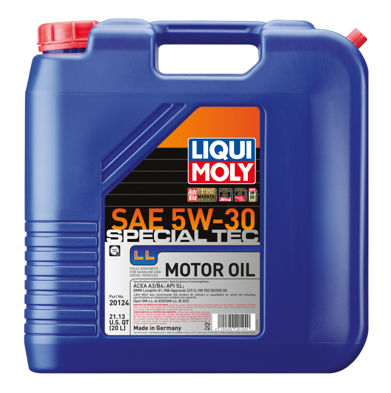 LIQUI MOLY 20L Special Tec LL Motor Oil SAE 5W-30 (20124)