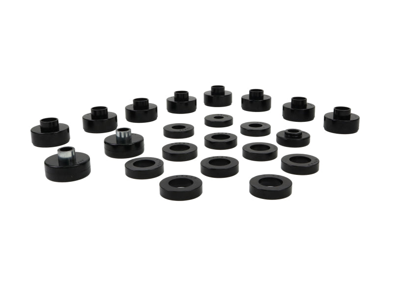 Whiteline W93540 Body Mount Bushing Set for 1976-1979 Jeep CJ5, 1976-1979 Jeep CJ7