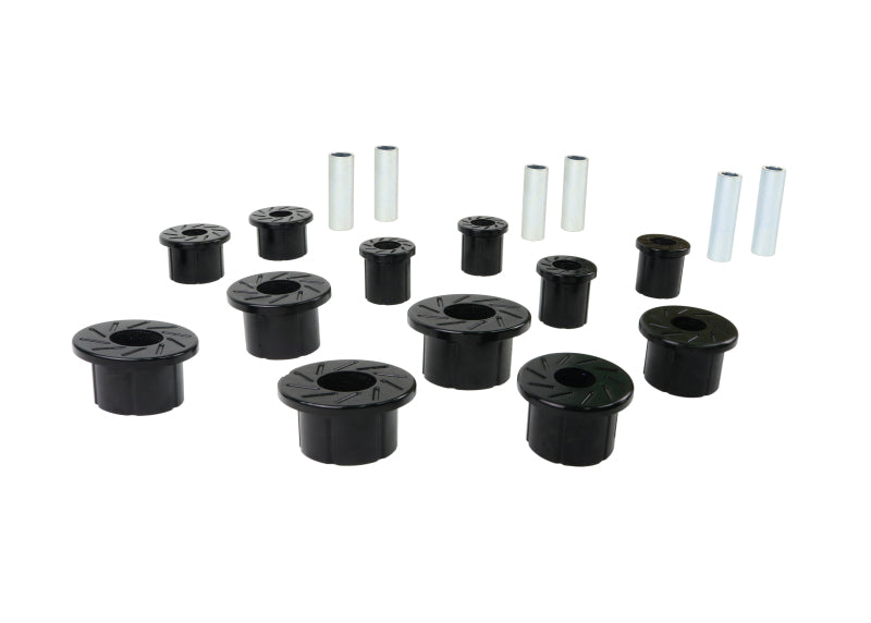 Whiteline W73823 Spring Eye Front/Rear and Shackle Bushing for 2003-2009 Dodge Ram 2500, 2003-2009 Dodge Ram 3500, 2006-2008 Dodge Ram 1500