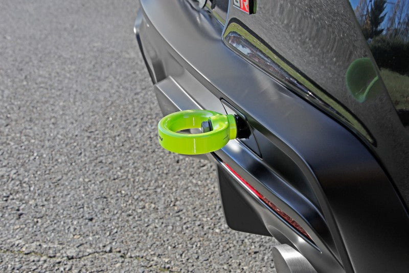PERRIN 20-25 Toyota Supra Tow Hook Kit (Rear) - Neon Yellow