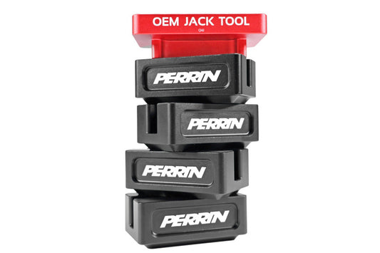 PERRIN 93-26 Subaru WRX/STI/Impreza/OBXT/LGT & 13-26 BRZ/GR86/Crosstrek Jack Pad Set (5pc) - Black