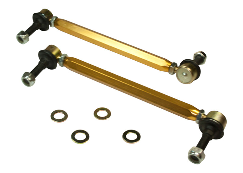 Whiteline KLC180-255 Universal Sway Bar Link Assembly Heavy Duty Adjustable Steel Ball