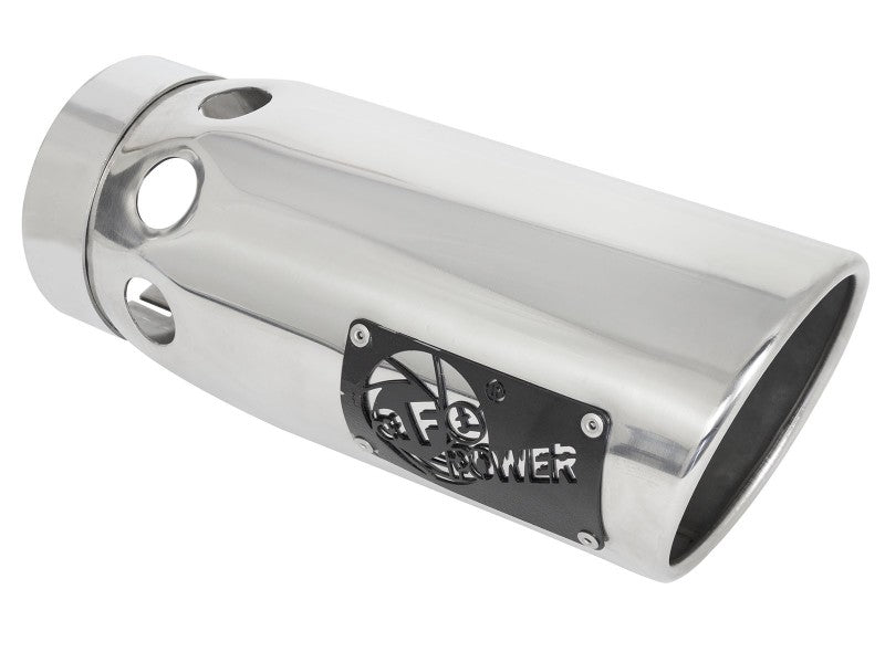 aFe Apollo GT Series 4in 409SS Cat Back Exh System Polished Tip 14-18GM Silverado 1500 V8-6.2L - #49-44116-P