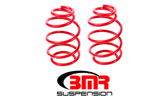BMR 10-15 5th Gen Camaro V8 Front Lowering Springs (1.25in Drop) - Red