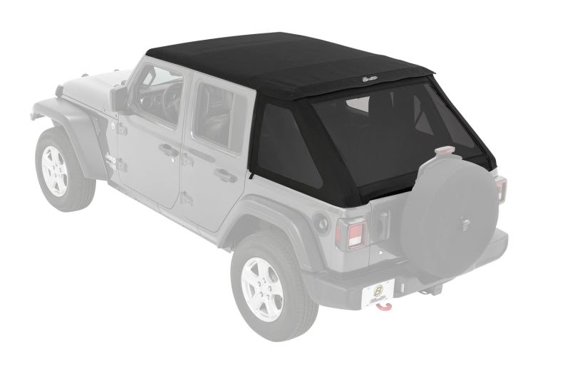 Bestop 18-26 for Jeep Wrangler JL 4-Door Trektop (Premium Black Twill)