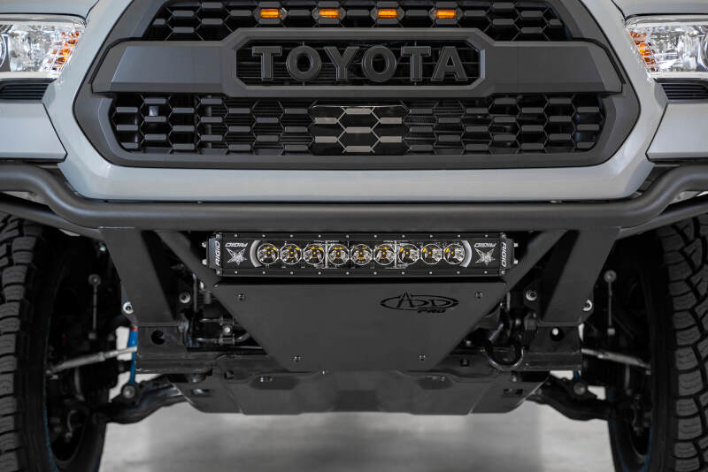 Addictive Desert Designs for 16-20 Toyota Tacoma PRO Bolt-On Front Bumper - Hammer Black