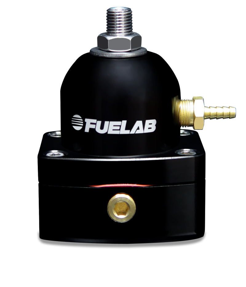 Fuelab 52501-1 525 EFI Adjustable FPR In-Line 25-90 PSI (1) -6AN In (1) -6AN Return - Black