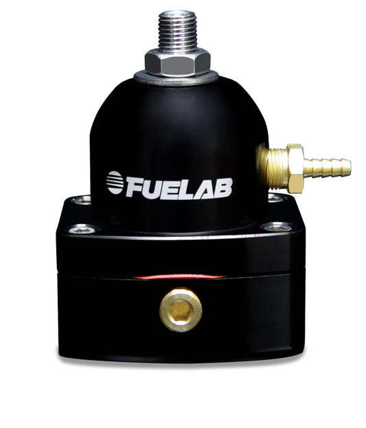 Fuelab 54501-1 545 EFI Adjustable Mini FPR In-Line 25-90 PSI (1) -6AN In (1) -6AN Return - Black