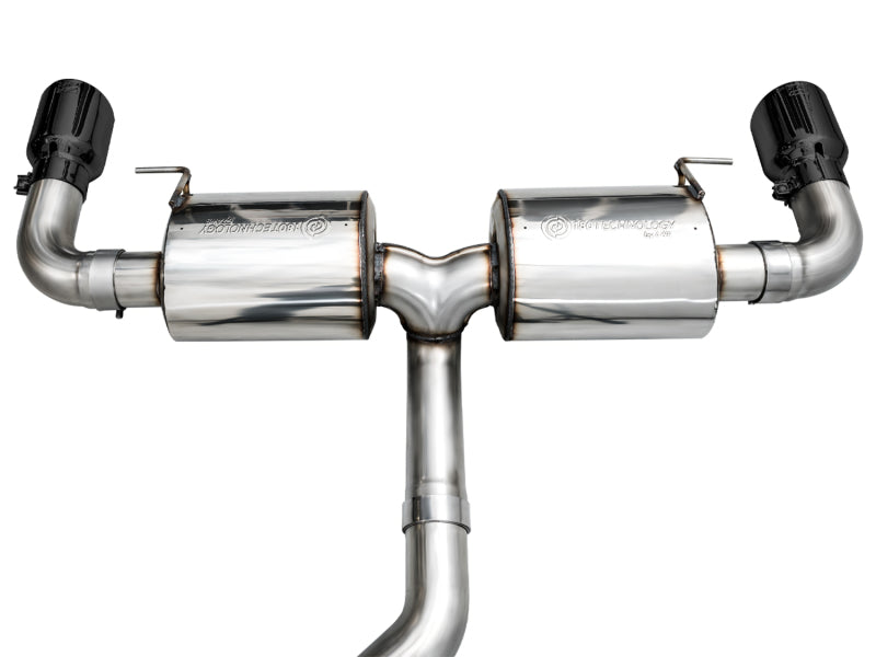 AWE 19-23 BMW 330i / 21-23 BMW 430i Base G2X Touring (Excl. Conv) Axle-Back Exhaust - Diamond Black