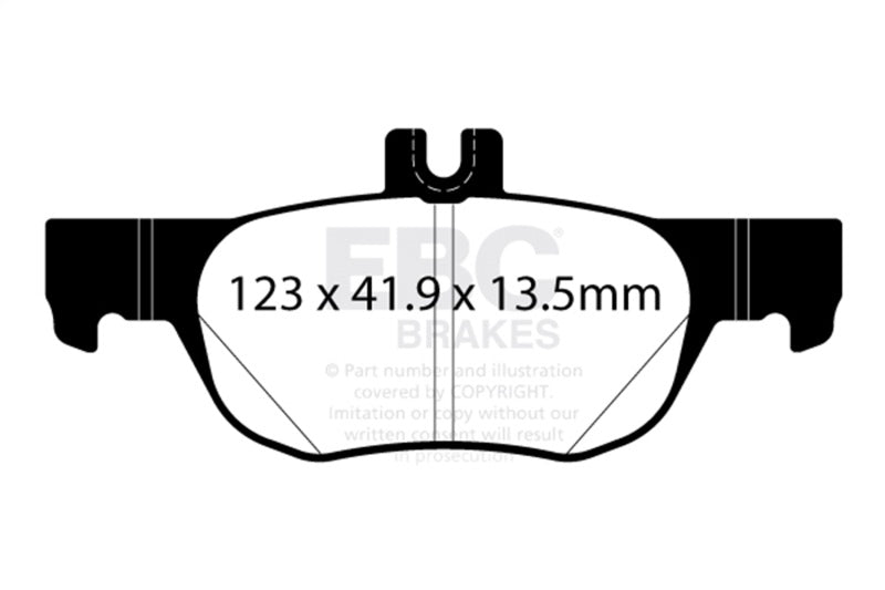 EBC 2019+ Mazda 3 (BP) 2.5L Redstuff Rear Brake Pads DP32413C