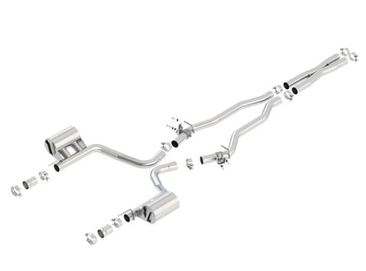 Borla 140641 2015 Dodge Challenger SRT/392 Hemi 6.4L V8 ATAK Catback Exhaust w/ Valves Factory Bezel - #140641