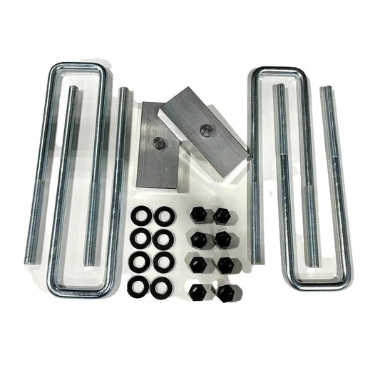 Tuff Country 97021 1in Rear Block and U-Bolt Kit for 2001-2010 Chevrolet Silverado 2500HD 4WD