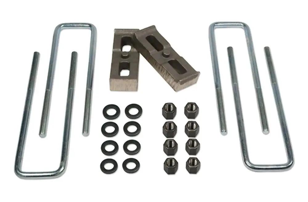 Tuff Country 97025 1in Rear Block and U-Bolt Kit for 2001-2010 Chevrolet Silverado 3500 4WD