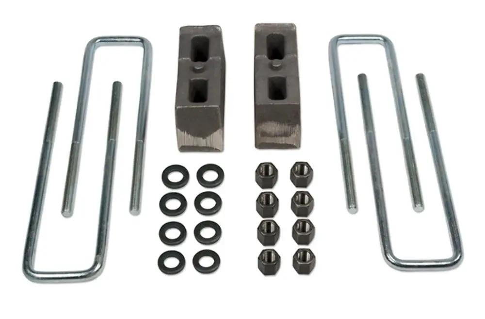 Tuff Country 97031 3in Rear Block and U-Bolt Kit for 2006-2023 Chevrolet Silverado 1500 4WD
