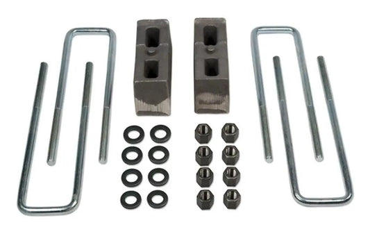 Tuff Country 97031 3in Rear Block and U-Bolt Kit for 2006-2023 Chevrolet Silverado 1500 4WD