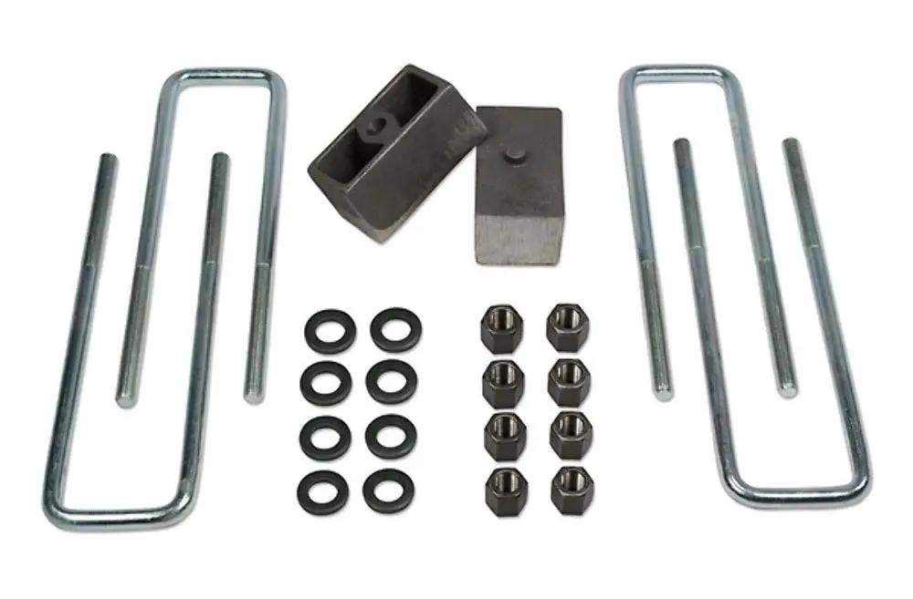 Tuff Country 97034 2in Rear Block and U-Bolt Kit for 1992-1998 GMC Suburban 1500 and 2500 4WD