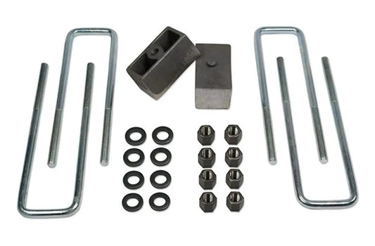 Tuff Country 97034 2in Rear Block and U-Bolt Kit for 1992-1998 GMC Suburban 1500 and 2500 4WD