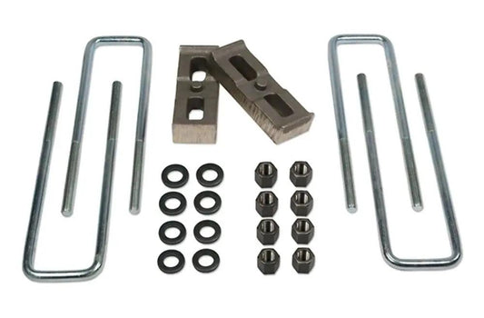 Tuff Country 97090 1in Rear Block & U-Bolt Kit for 2011-2019 Chevrolet Silverado GMC Sierra HD 4WD