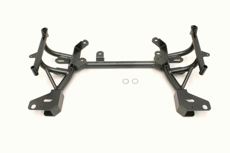 BMR 1998-2002 4th Gen F-Body K-Member with Turbo LS1 Motor Mounts and STD. Rack Mounts - Black Hammertone