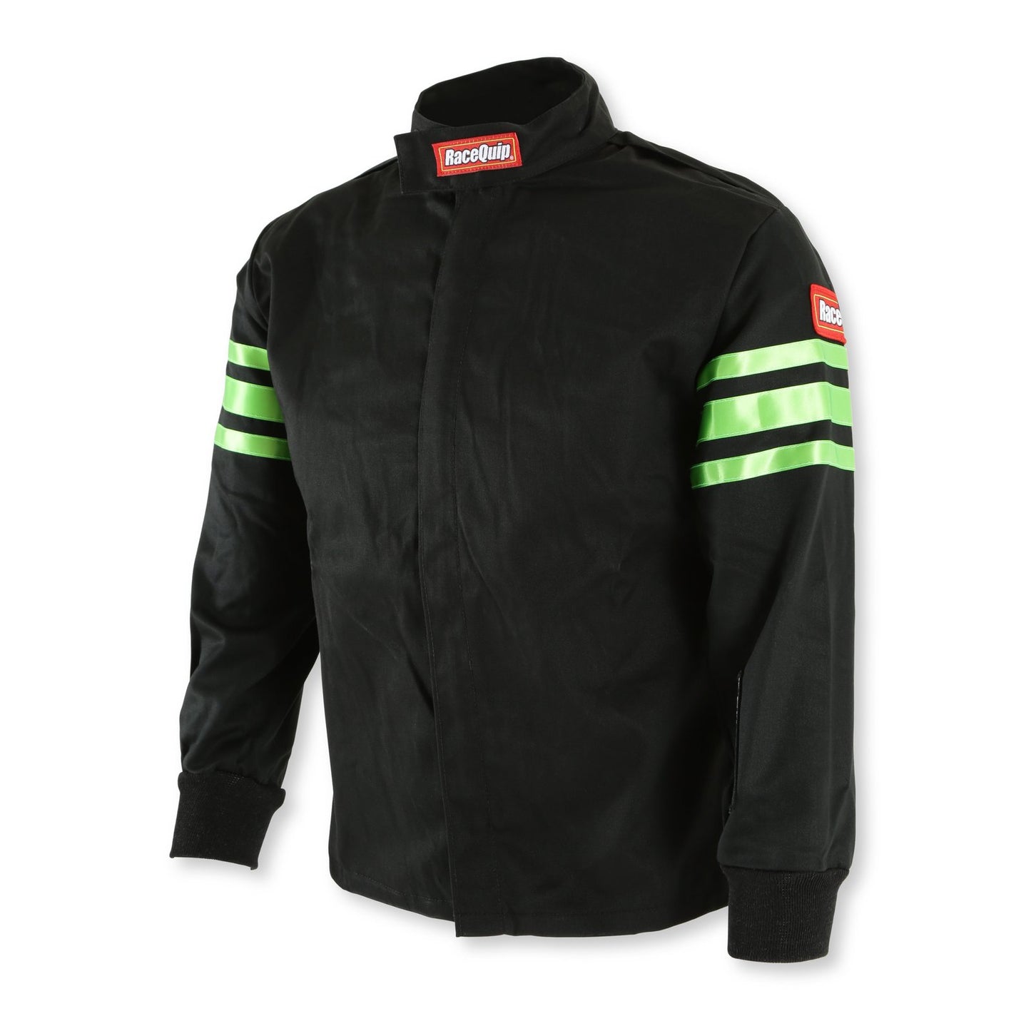 RaceQuip 1960793 Green Trim SFI-1 Junior Jacket - Kids Medium