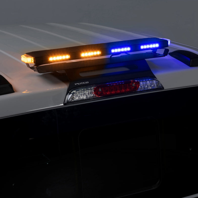Putco for Universal 24in Tri Color Hornet Light (Amber/Blue/White) - LED Stealth Rooftop Strobe Bar