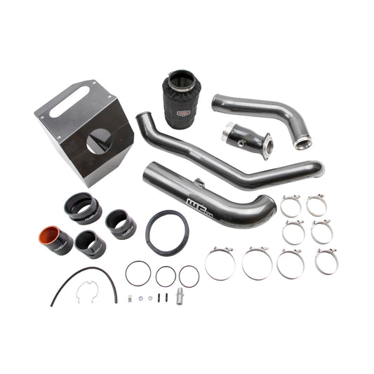 Wehrli Custom Fabrication WCF100441-GB Intake Bundle Kit Stage 2 Gloss Black for 2017-2019 Chevrolet Silverado / GMC Sierra 2500 HD / 3500 HD 6.6L L5P Duramax