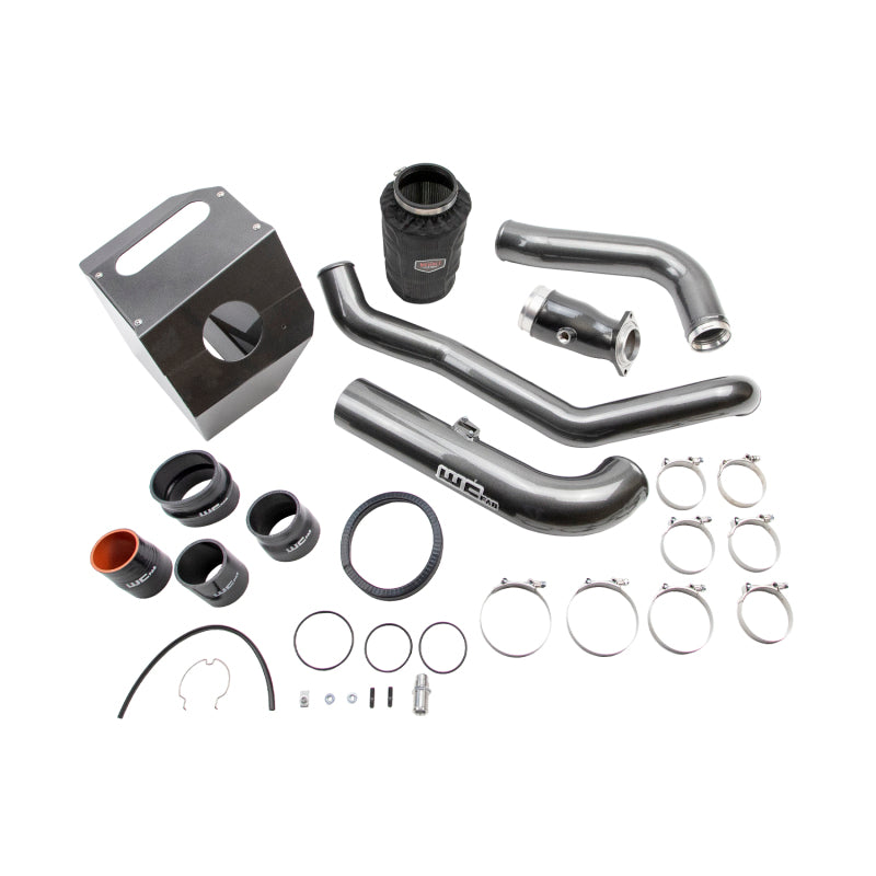 Wehrli Custom Fabrication WCF100441-GW Intake Bundle Kit Stage 2 Gloss White for 2017-2019 Chevrolet Silverado / GMC Sierra 2500 HD / 3500 HD 6.6L L5P Duramax