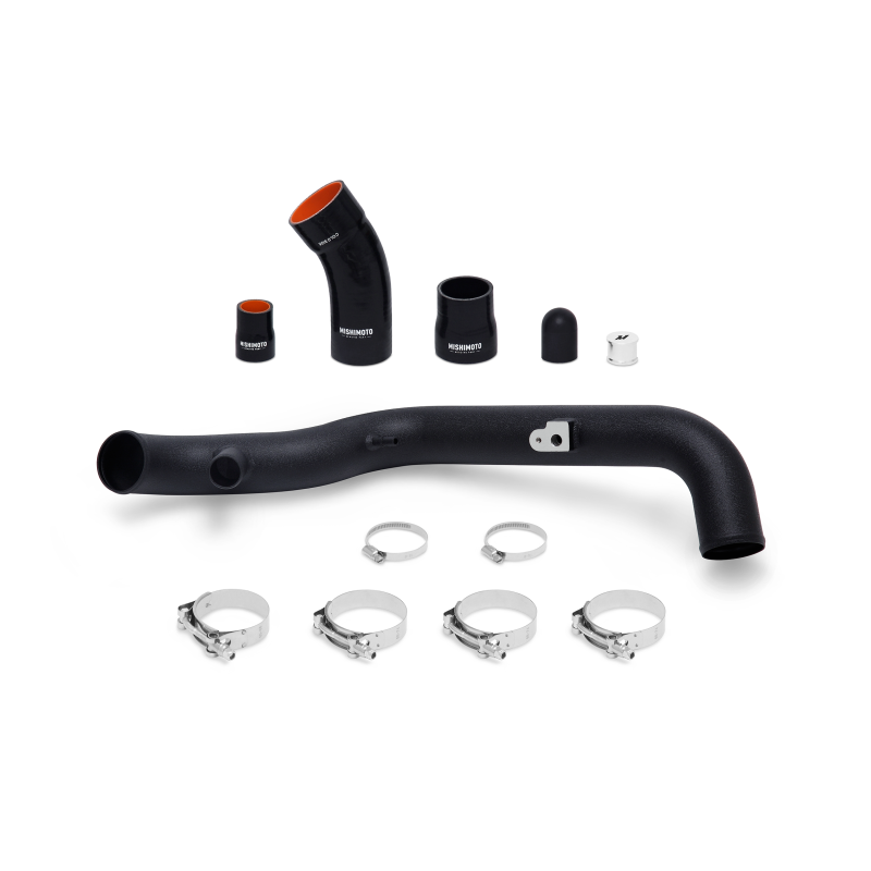 Mishimoto 2014+ Ford Fiesta ST Cold-Side Intercooler Pipe Kit - Wrinkle Black - #MMICP-FIST-14CWBK