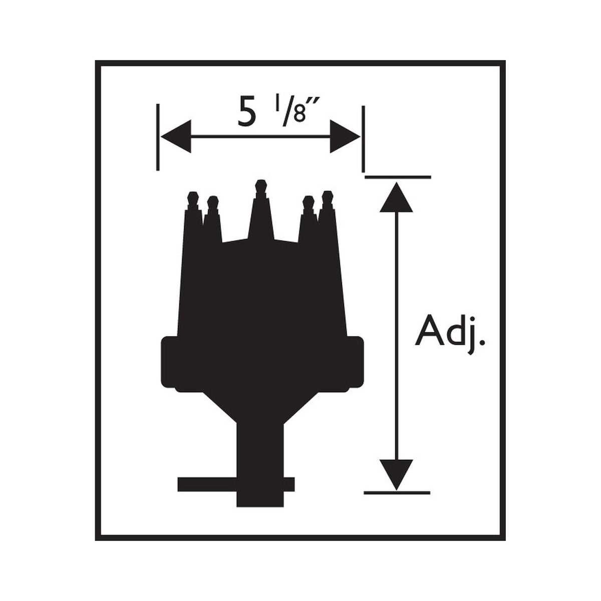 MSD 8573 Flathead for Ford Ready-to-Run Distributor for '49-'53