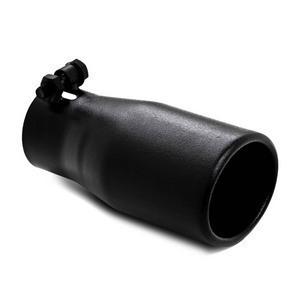 MBRP T5124BLK Black Finish 4in Inlet 18in Length 5in Outer Diameter Angled Rolle...