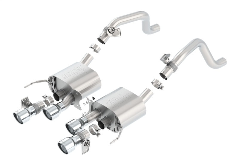 Borla 11875 2014 Chevrolet Corvette C7 6.2L 8cyl ATAK Exhaust w/ NPP Dual Mode (rear section only) - #11875