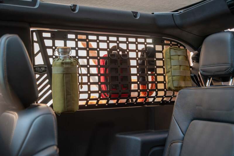 DV8 21-24 Ford Bronco 2-Door Rear Window Pocket Molle Panels - #MPBR-12