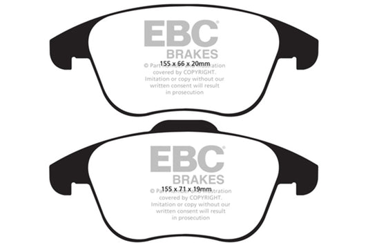 EBC 15 and up Audi Q3 2.0 Turbo Ultimax2 Front Brake Pads UD1375