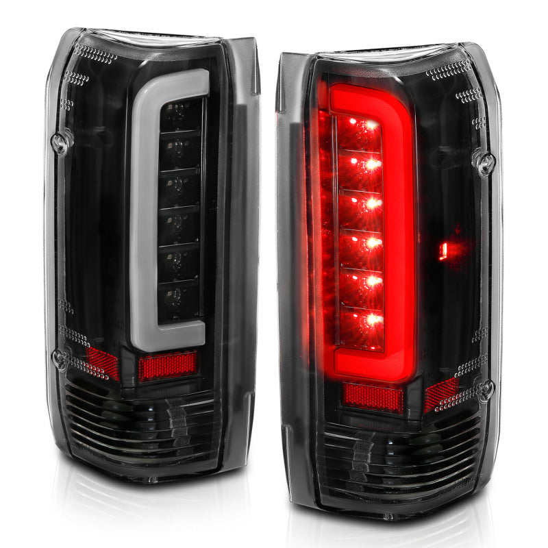 ANZO 1987-1997 Ford F-350 LED Taillights - Clear Lens