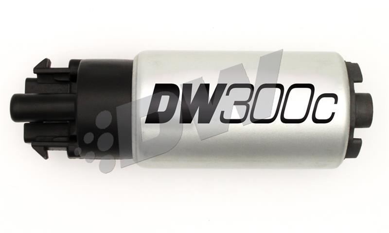 DeatschWerks 340lph DW300C Compact Fuel Pump w/ 04+ Lotus Elise/Exige Set Up Kit (w/ Mounting Clips)