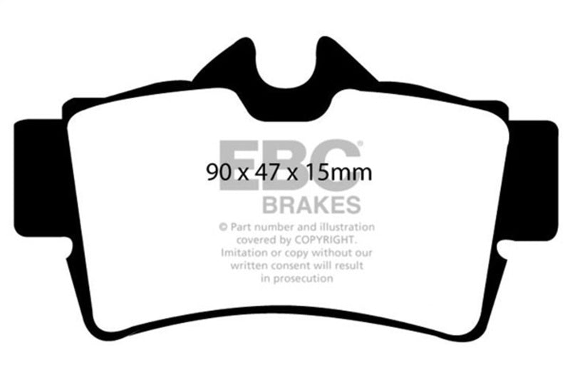 EBC 94-98 Ford Mustang 3.8 Bluestuff Rear Brake Pads DP51156/2NDX