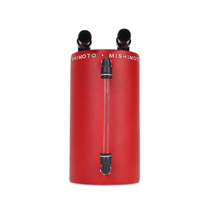 Mishimoto Large Aluminum Oil Catch Can - Wrinkle Red - #MMOCC-LAWRD